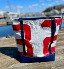 Load image into Gallery viewer, Totebag 32 Blå mindre